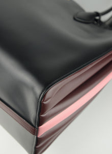 Prada Biblioteque bag in black leather