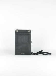 Prada Cell phone holder shoulder bag in saffiano leather
