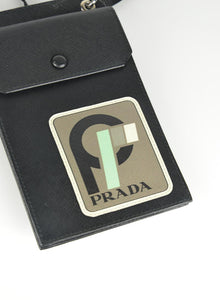 Prada Cell phone holder shoulder bag in saffiano leather