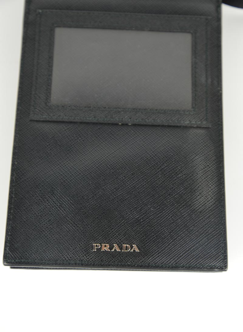 Prada Tracollina porta cellulare in pelle saffiano