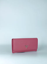 Load image into Gallery viewer, Prada Pink Saffiano wallet
