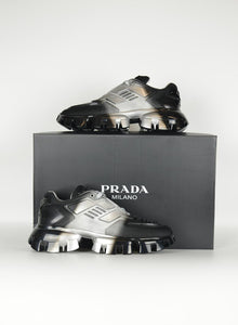 Prada Gradient black silver Chunky sneakers - N. 39