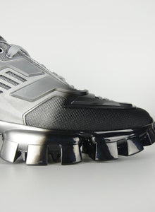Prada Sneakers Chunky argento nere sfumate - N. 39