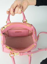 Load image into Gallery viewer, Prada Mini Galleria bag in pink Saffiano
