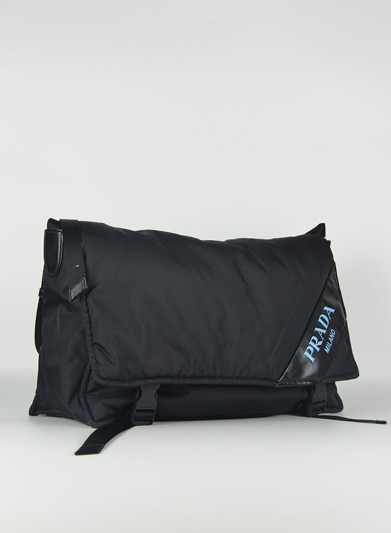 Prada Black nylon shoulder bag