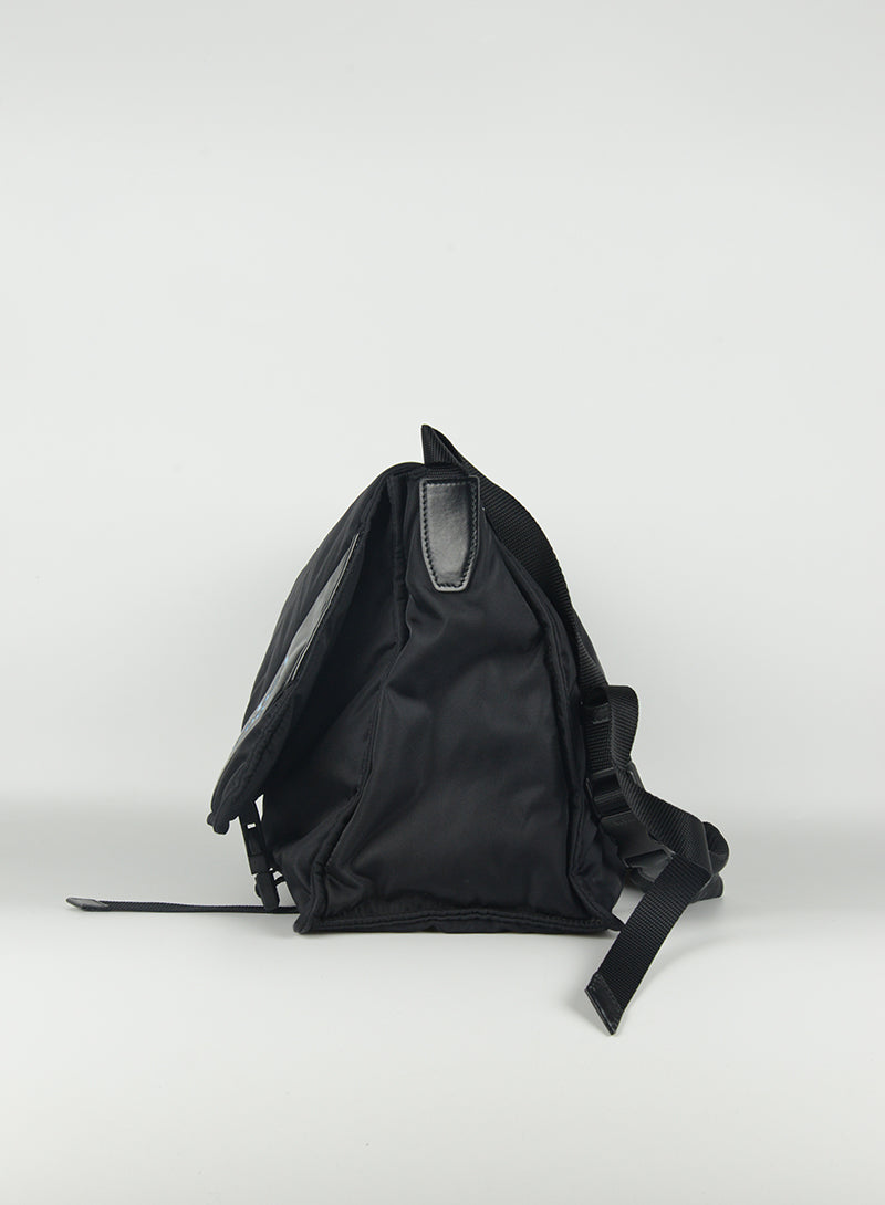 Prada Black nylon shoulder bag