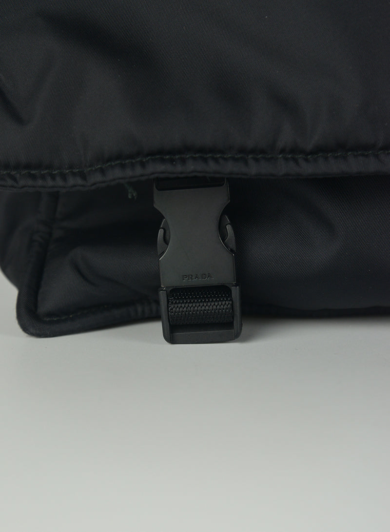 Prada Black nylon shoulder bag