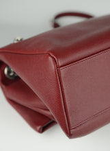 Load image into Gallery viewer, Saint Laurent Burgundy leather shoulder bag
