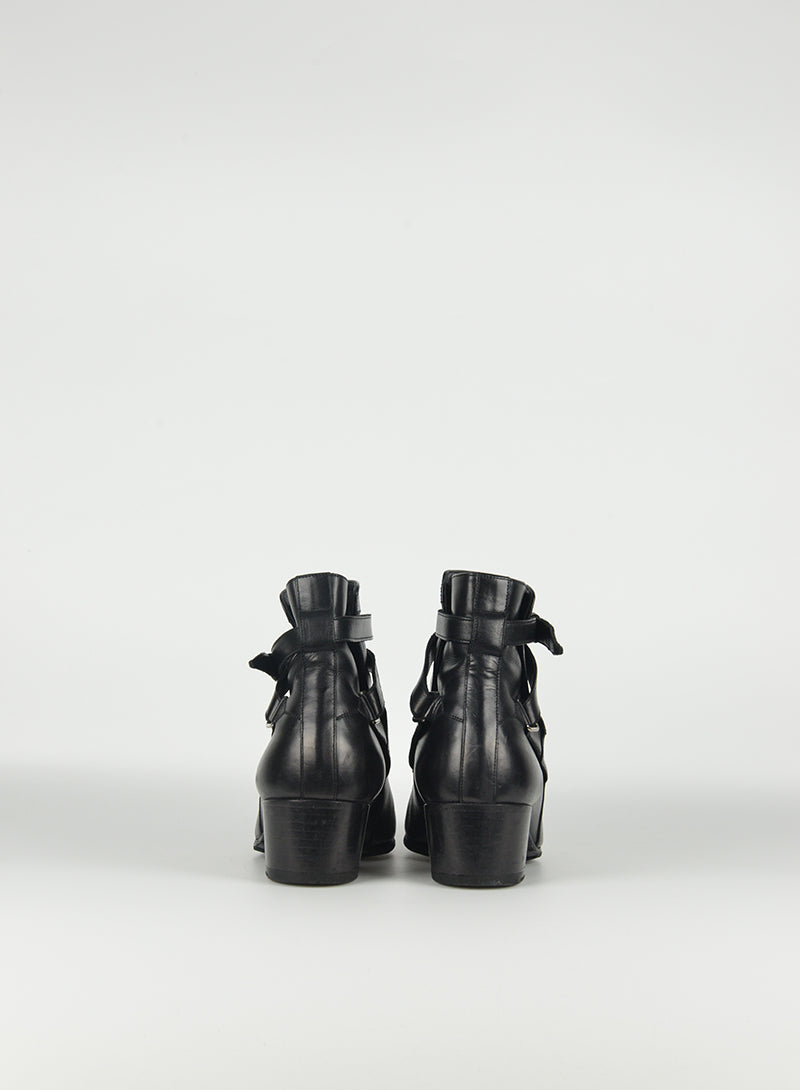 Saint Laurent Stivaletti in pelle nera - N. 38