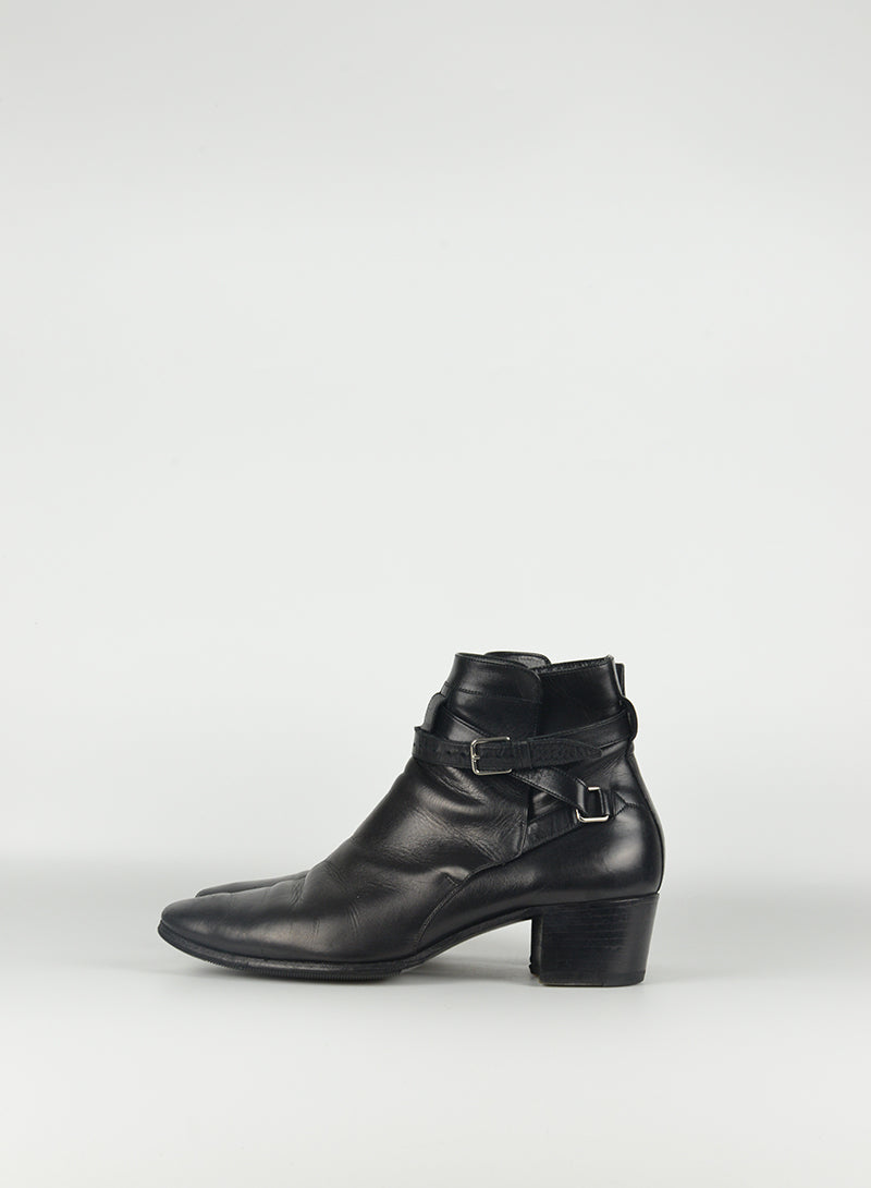 Saint Laurent Stivaletti in pelle nera - N. 38