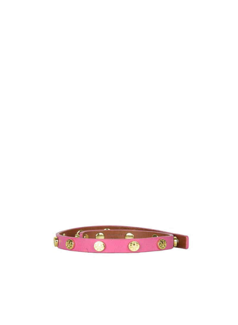 Tory Burch Pink leather bracelet