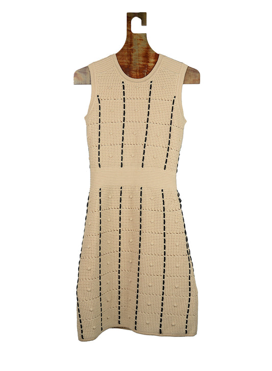 Red Valentino Beige knitted dress - Size. S