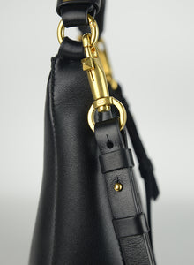 Valentino Hobo handbag in black leather