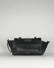 Load image into Gallery viewer, Valentino Borsa tote medium Rockstud in pelle nera
