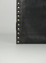 Load image into Gallery viewer, Valentino Trio Rockstud clutch bag in black leather
