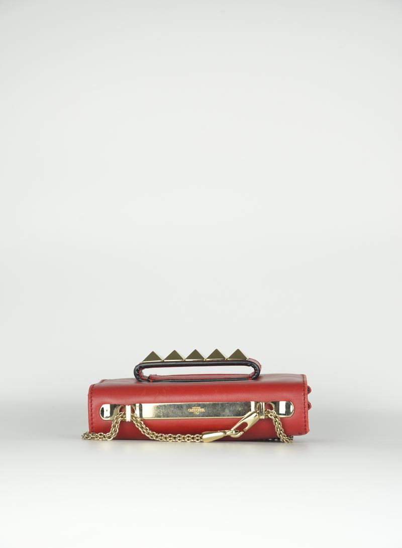 Valentino Va Va Voom bag in red leather with studs