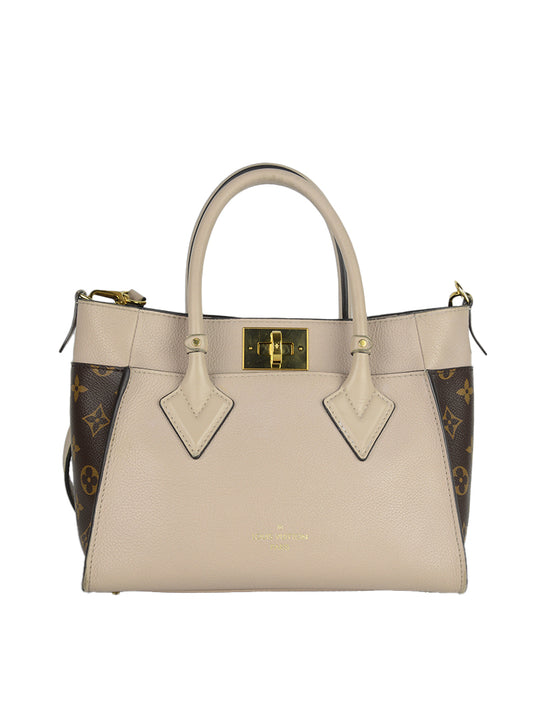 Louis Vuitton Borsa Lat on My Side beige e Monogram