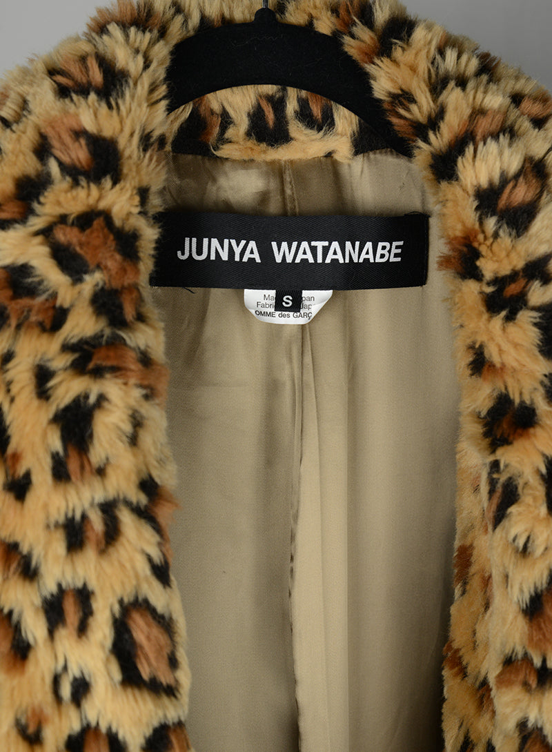 Junya watanabe leopard coat hotsell