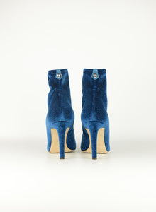 Zanotti Petrol blue lurex ankle boots - N. 36