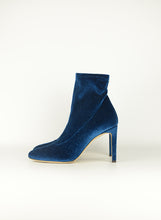Load image into Gallery viewer, Zanotti Petrol blue lurex ankle boots - N. 36
