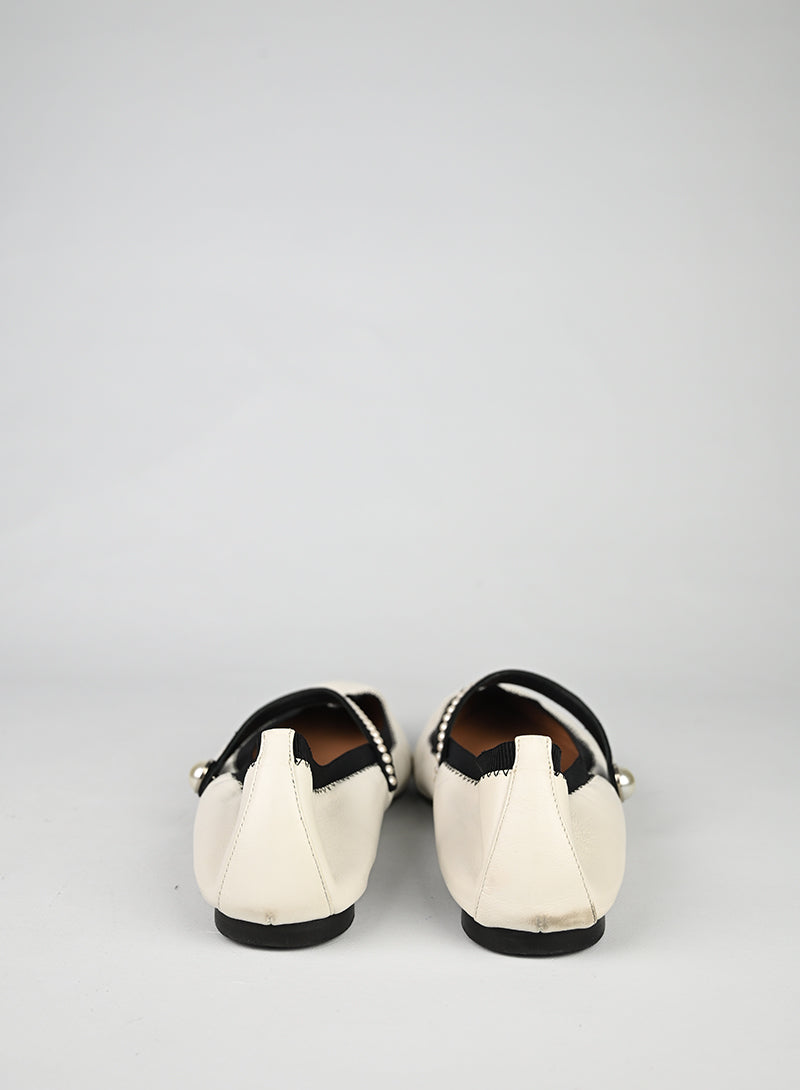 Aquazzura Ballerine Pelle Bianca - N. 40