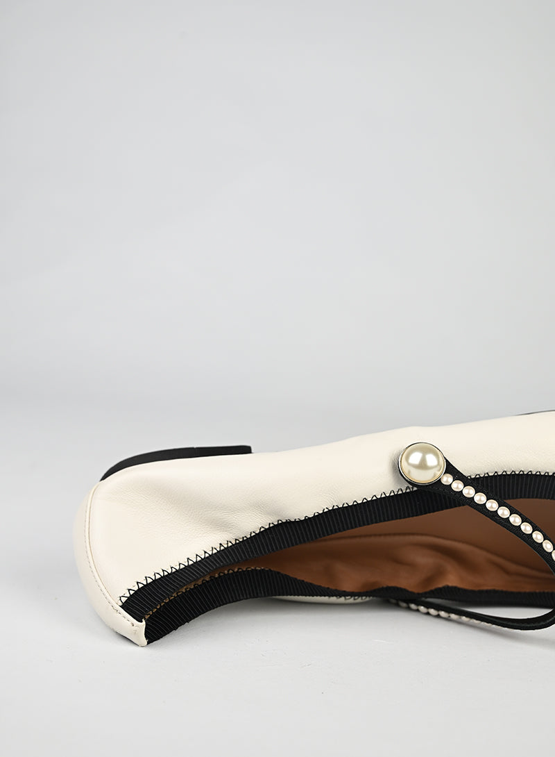 Aquazzura Ballerine Pelle Bianca - N. 40