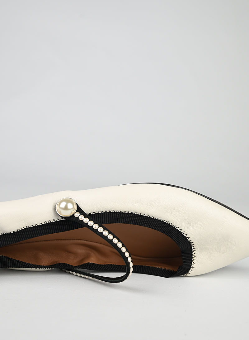 Aquazzura Ballerine Pelle Bianca - N. 40