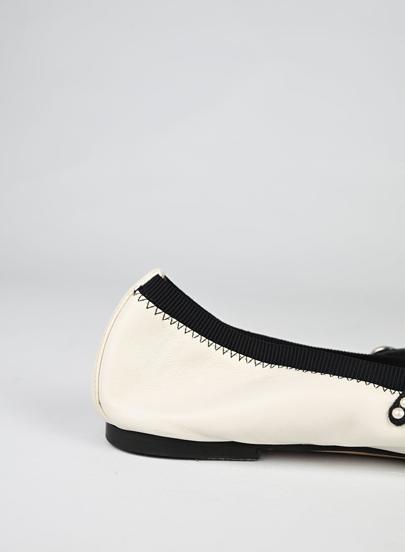 Aquazzura Ballerine Pelle Bianca - N. 40