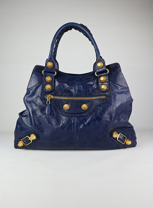 Balenciaga Borsa City Giant blu