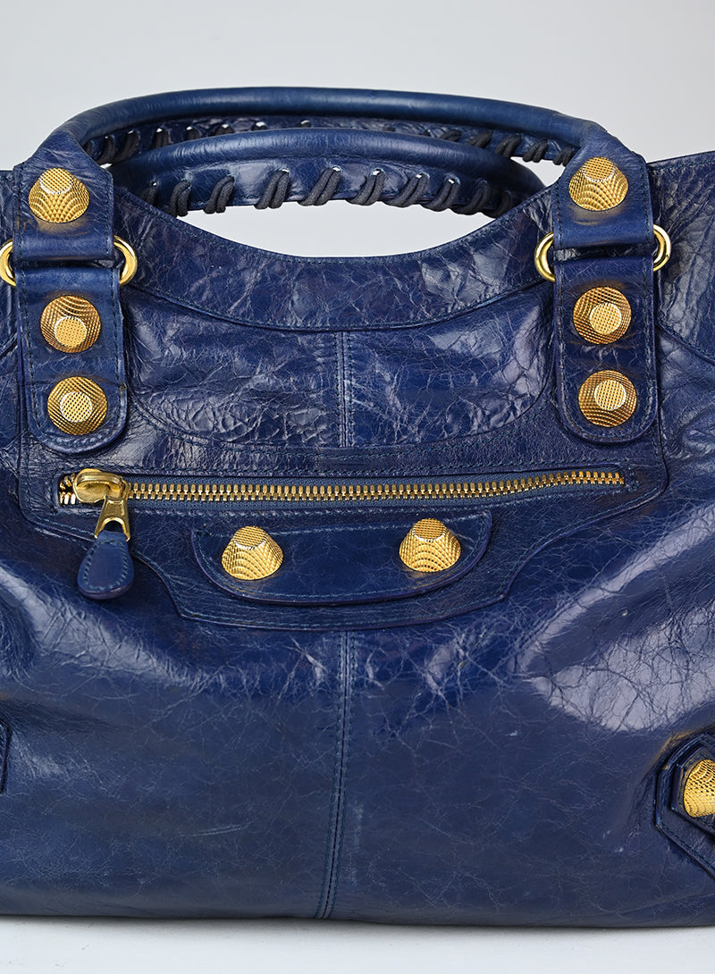 Balenciaga Borsa City Giant blu