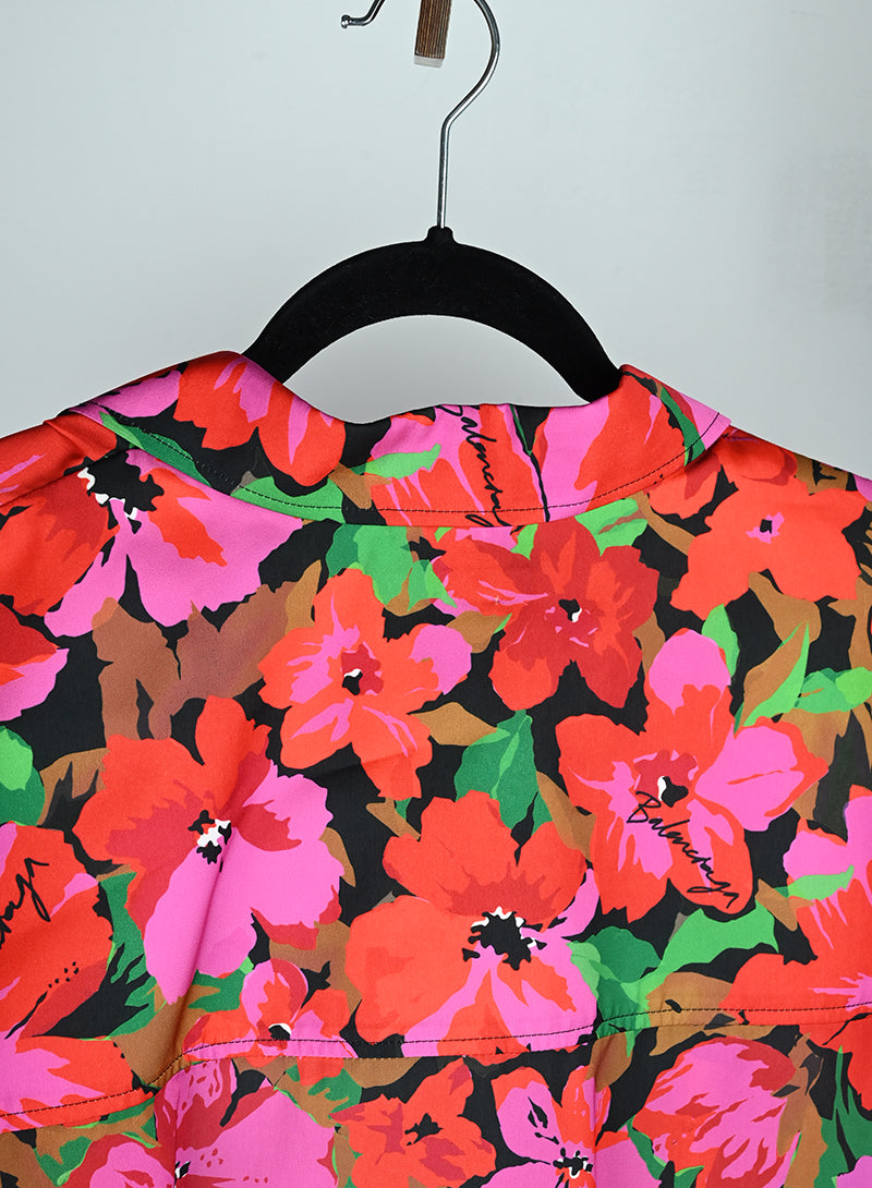 Balenciaga Camicia con fiori rosa - Tg. 44