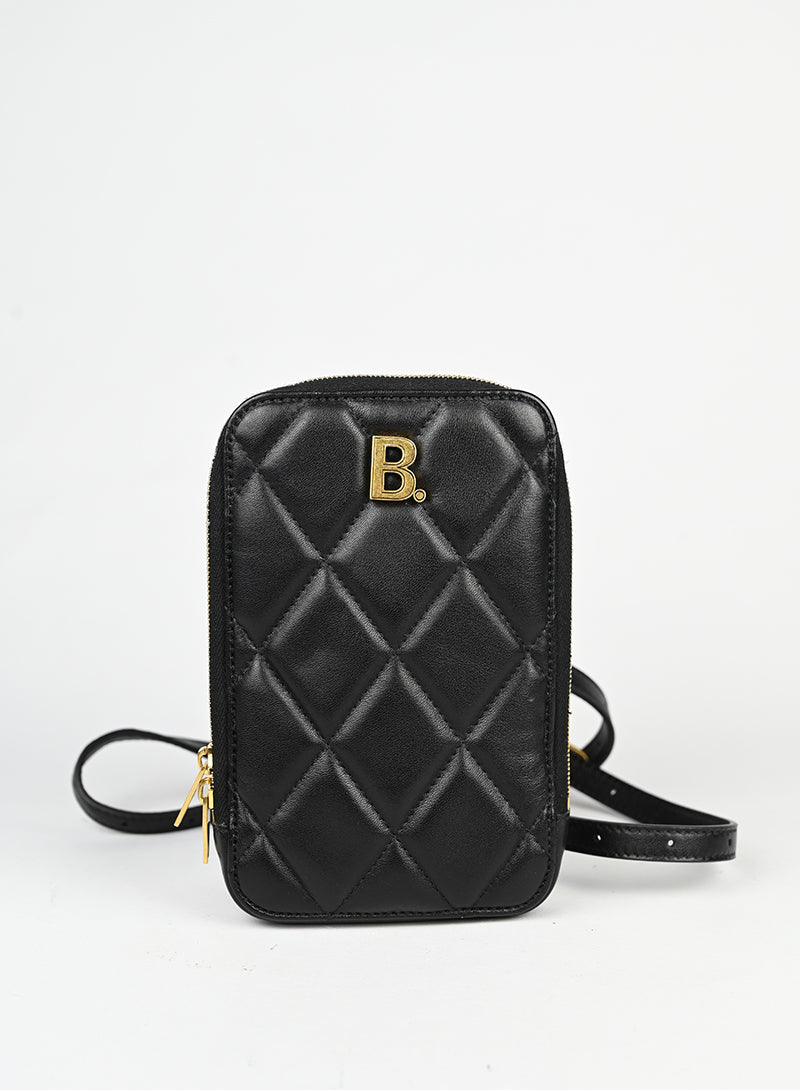 Balenciaga Portacellulare in pelle nero