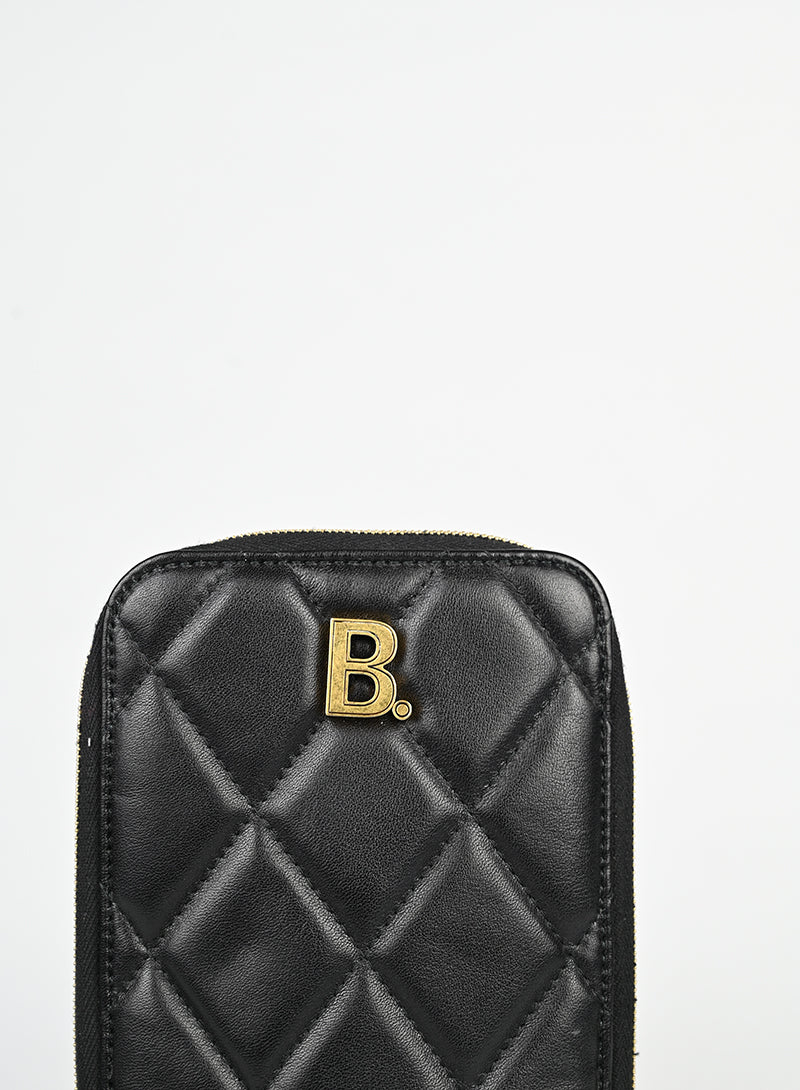 Balenciaga Portacellulare in pelle nero