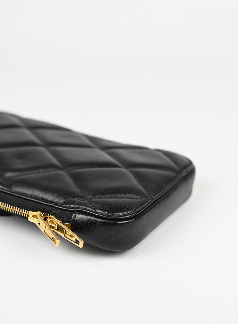 Balenciaga Portacellulare in pelle nero