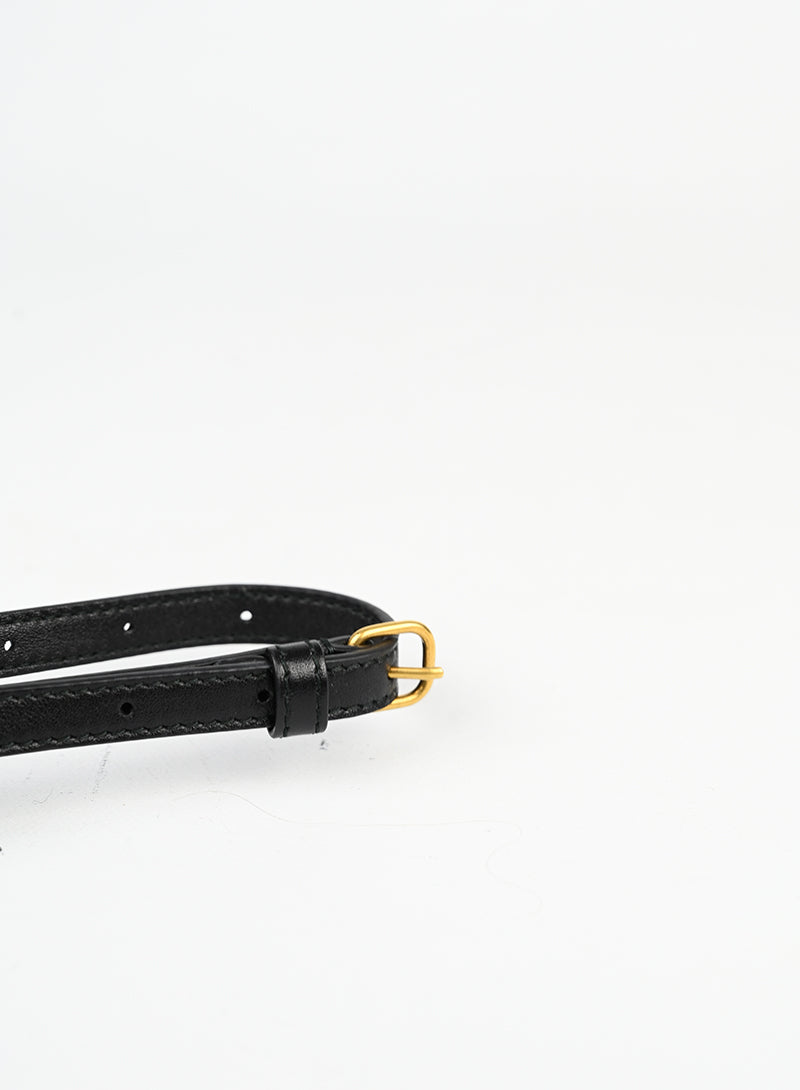 Balenciaga Portacellulare in pelle nero