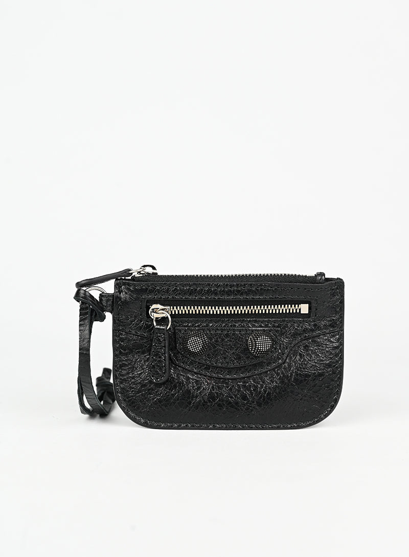 Balenciaga Portamonete Le Cagole in pelle nera -  lesleyluxuryvintage