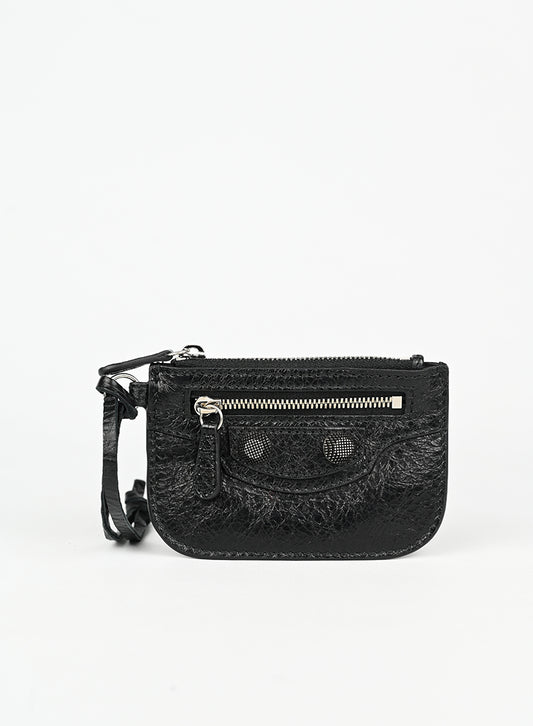 Balenciaga Portamonete Le Cagole in pelle nera -  lesleyluxuryvintage