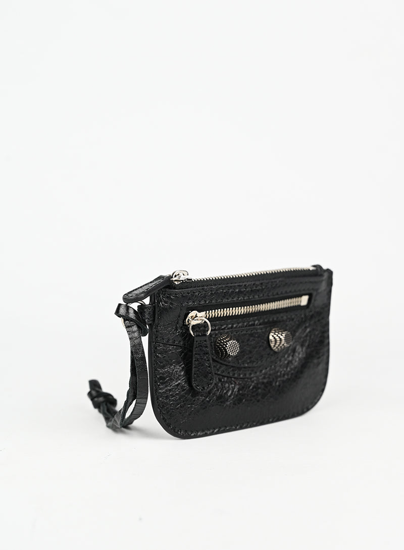 Balenciaga Portamonete Le Cagole in pelle nera -  lesleyluxuryvintage