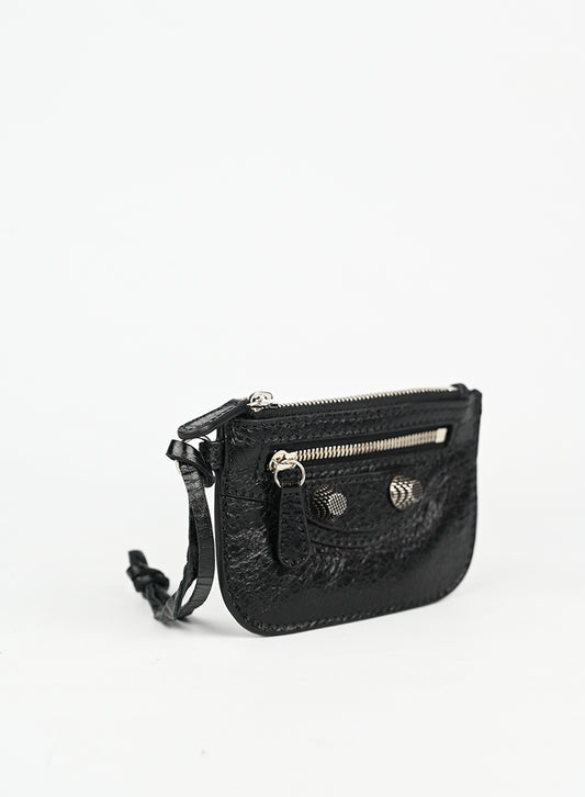 Balenciaga Portamonete Le Cagole in pelle nera -  lesleyluxuryvintage