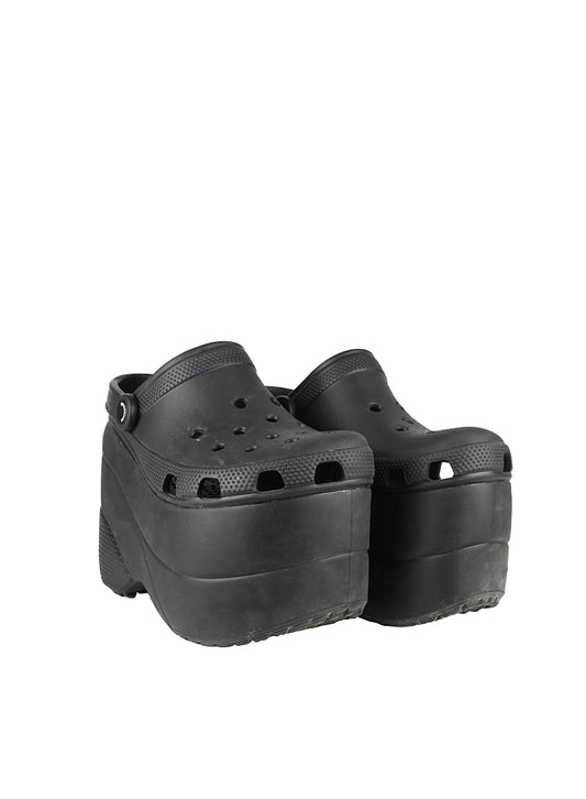 Balenciaga Platform Crocks nere - N. 36