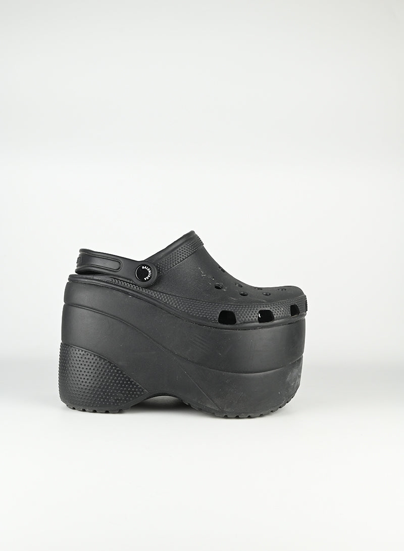 Balenciaga Platform Crocks nere - N. 36