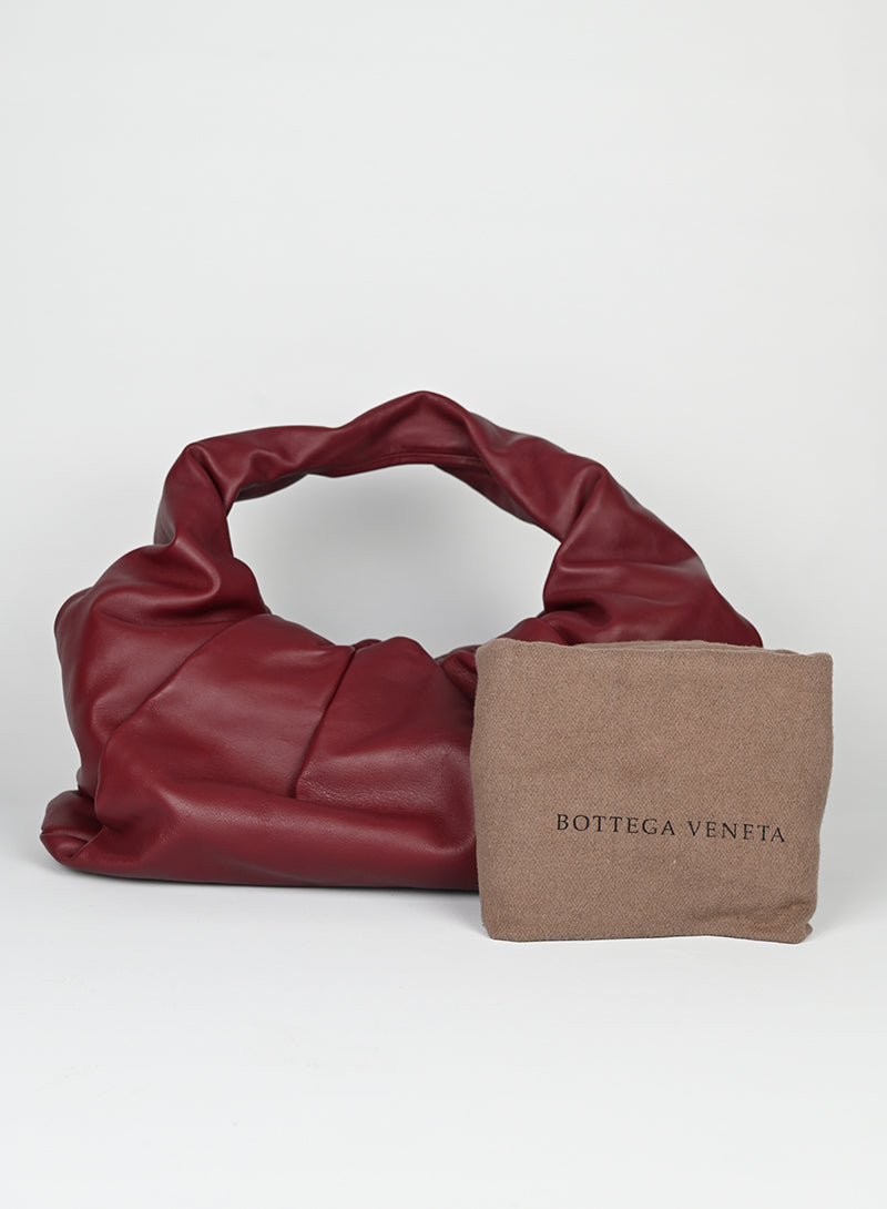 Bottega Veneta Pouch in pelle bordeaux