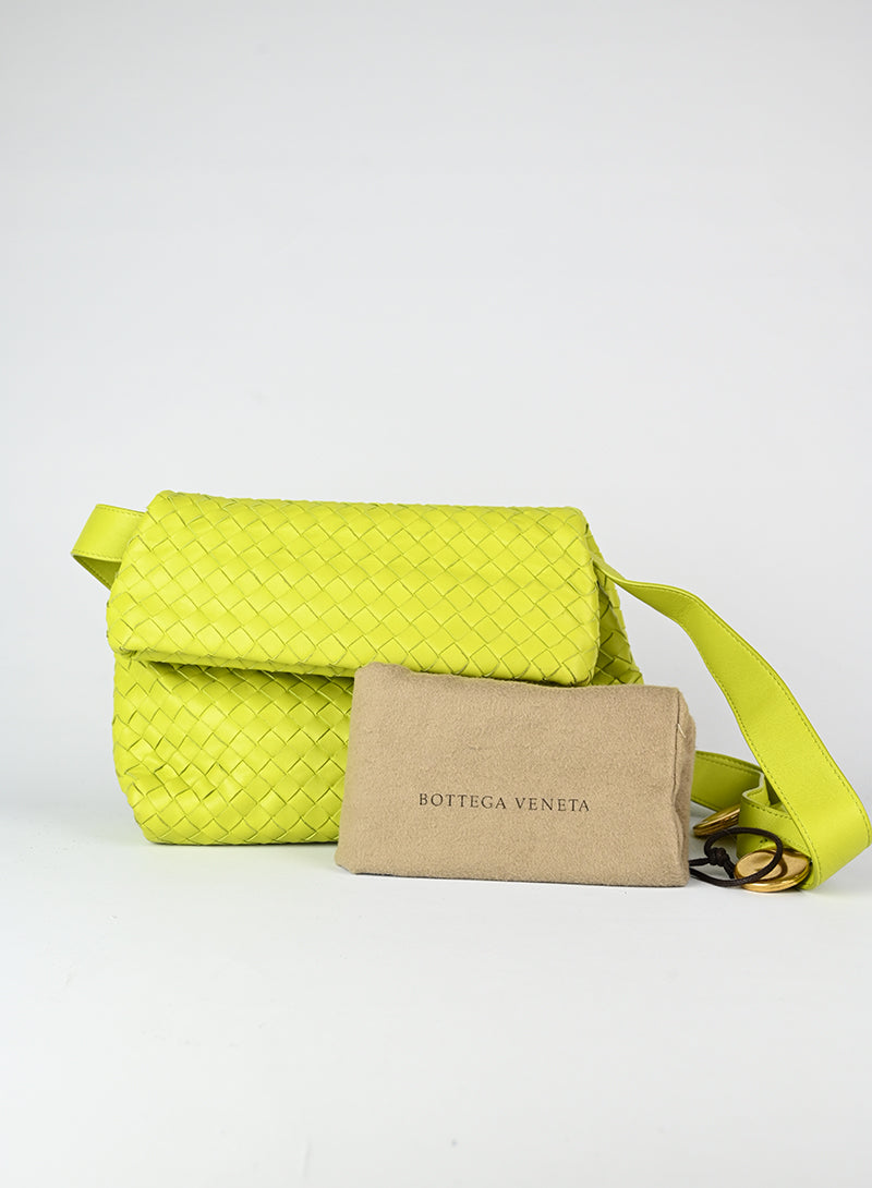 Bottega Veneta Borsa verde lime