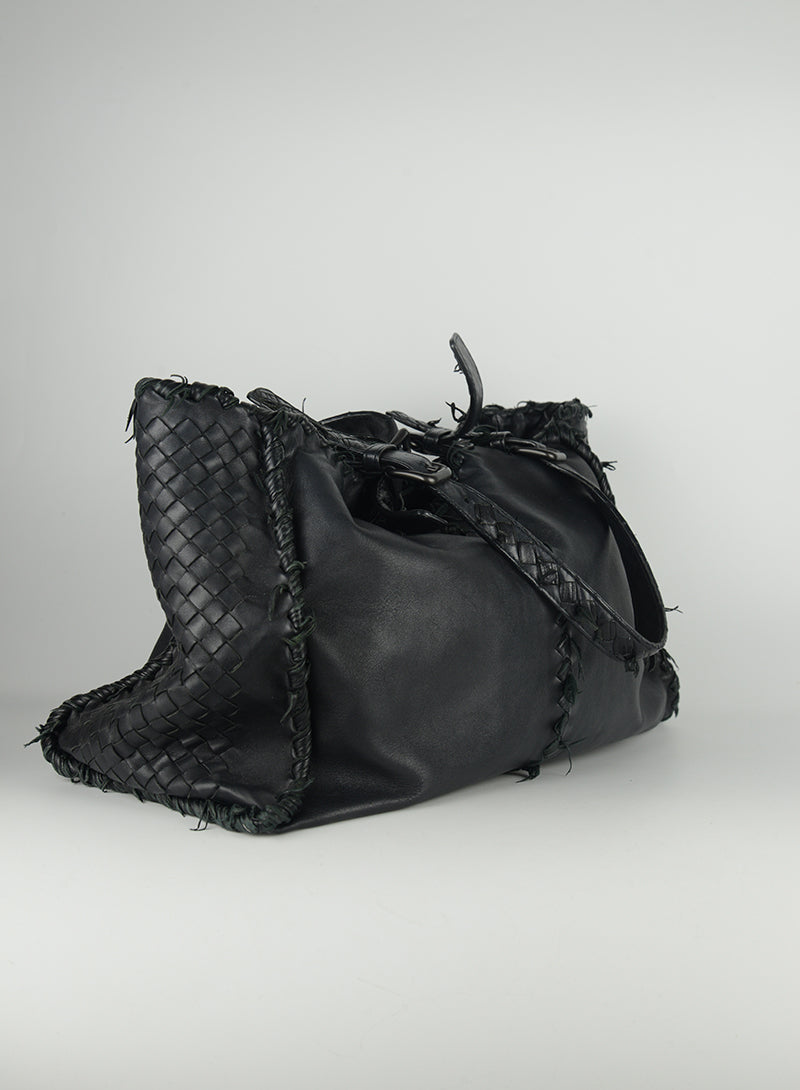 Bottega Veneta Shopper in pelle nera