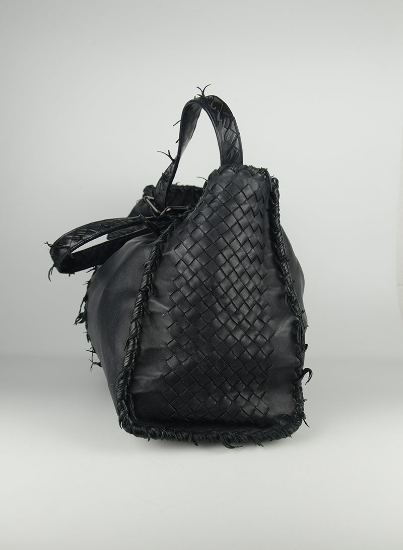 Bottega Veneta Shopper in pelle nera