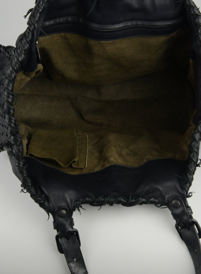 Bottega Veneta Shopper in pelle nera