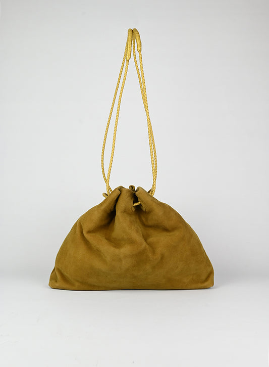 Bottega Veneta Borsa in suede senape