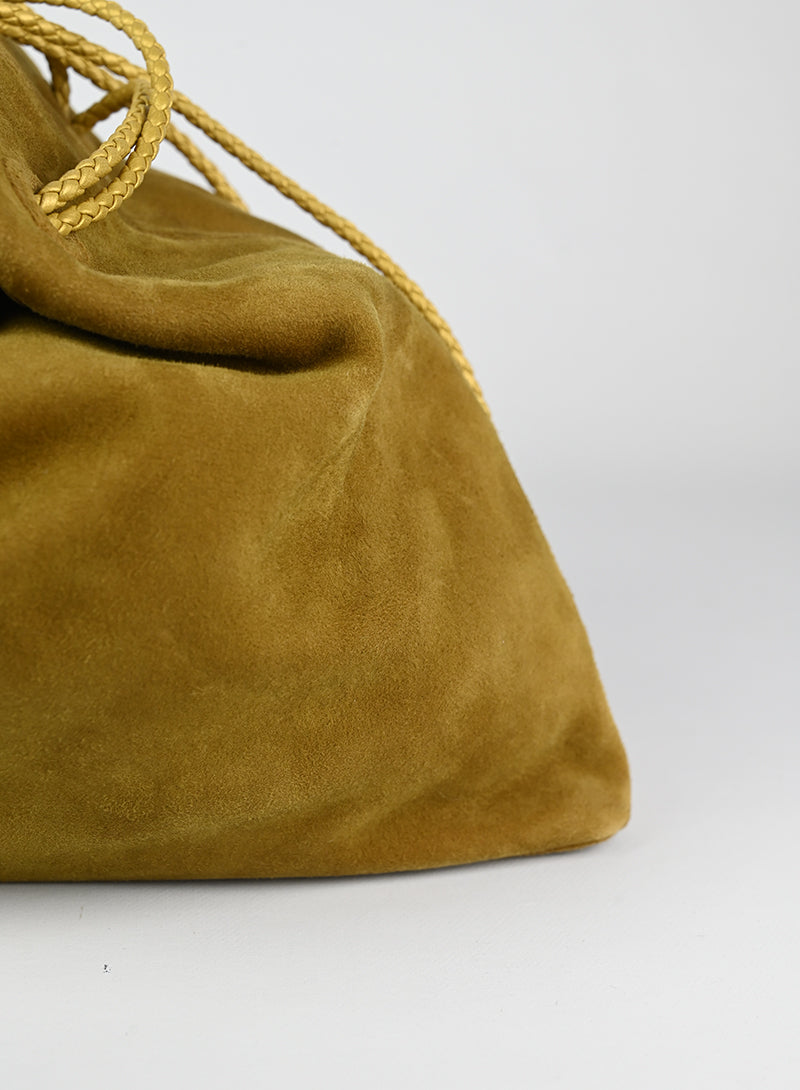 Bottega Veneta Borsa in suede senape