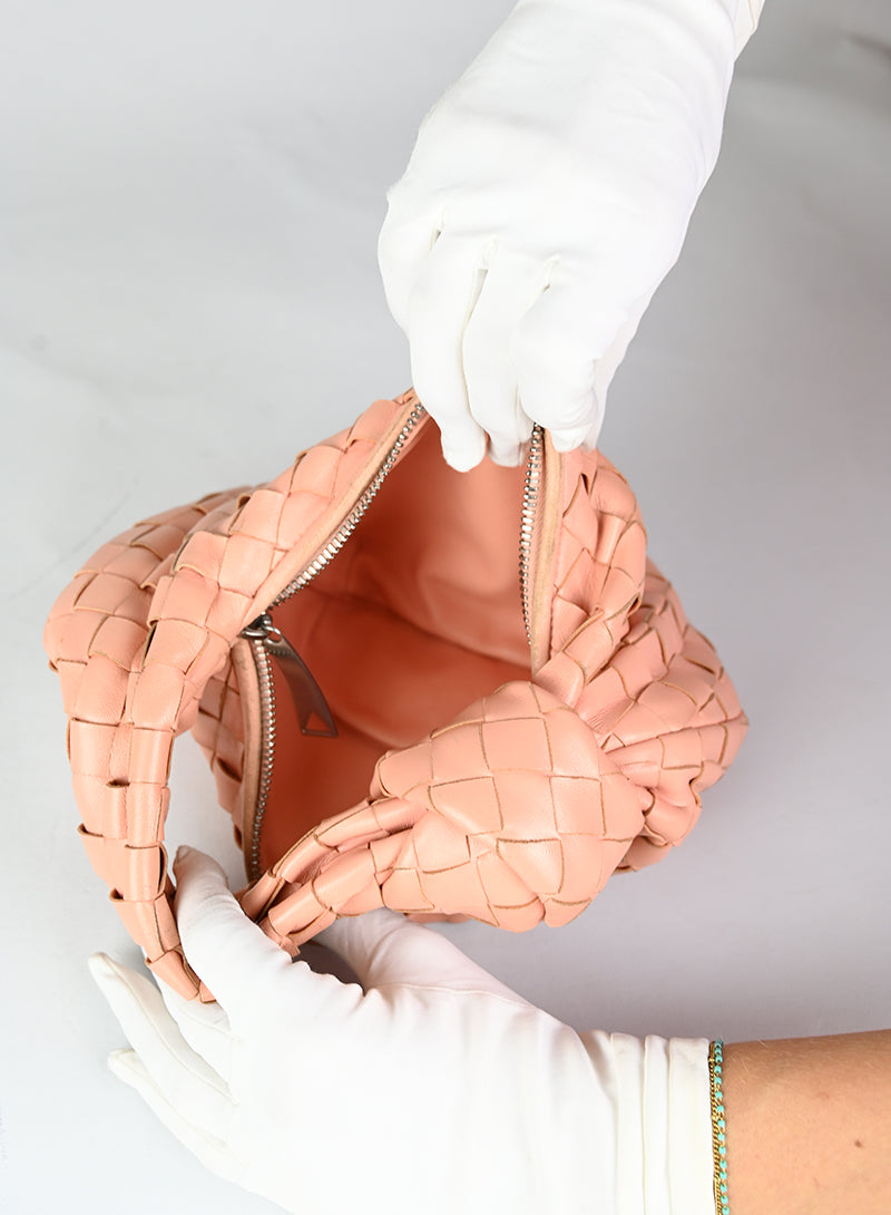 Bottega Veneta Borsa Mini Jodie rosa