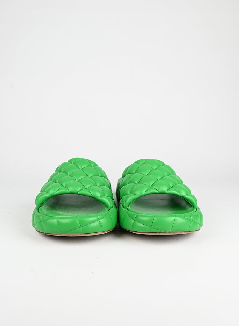 Bottega Veneta Sandali in pelle verde - N. 39